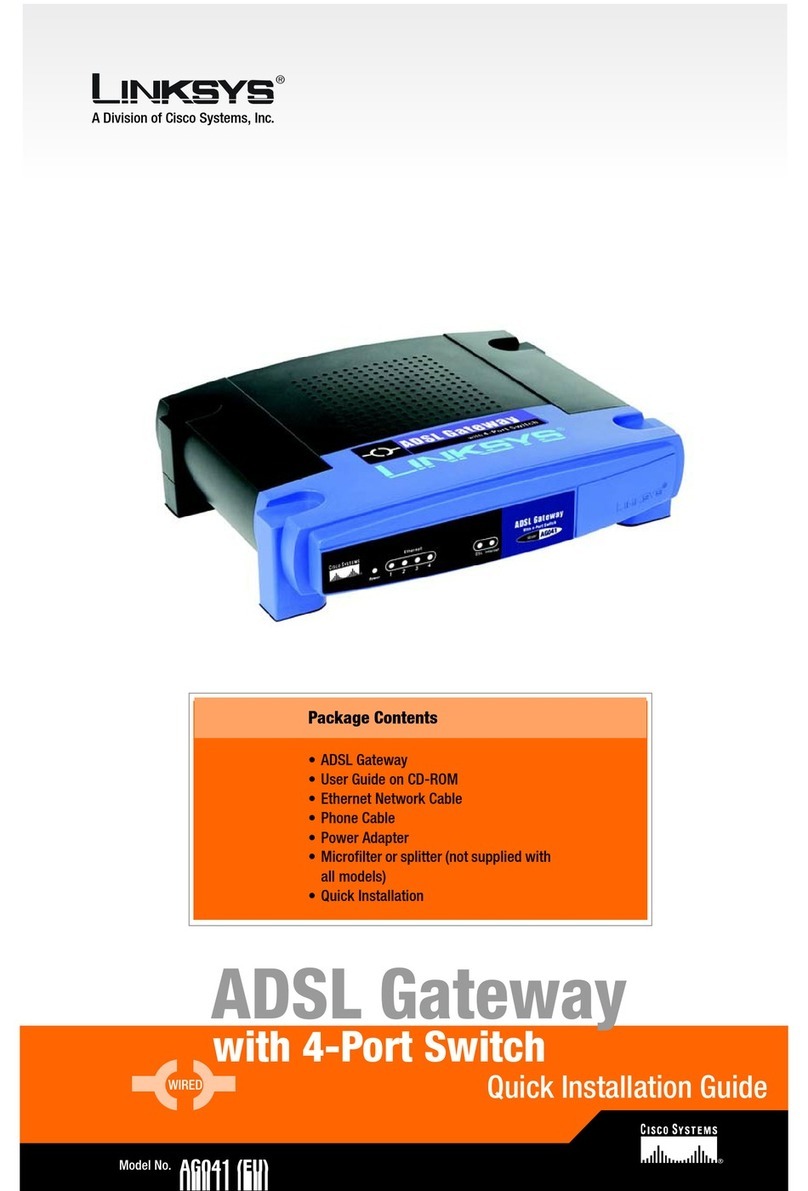 Cisco Linksys AG041 User manual