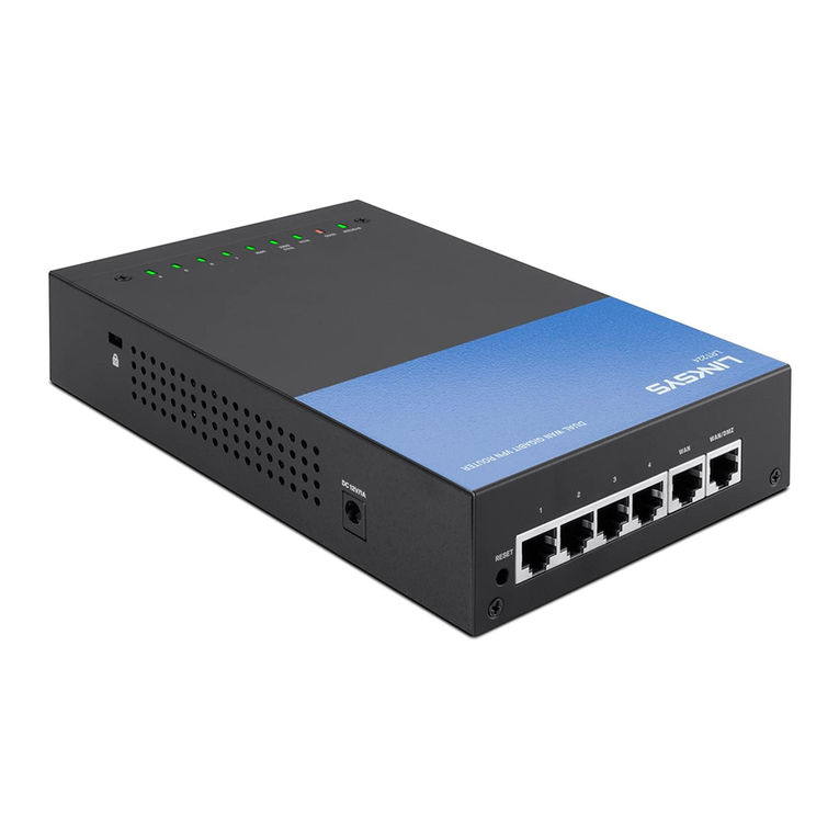 Linksys LRT214 User manual