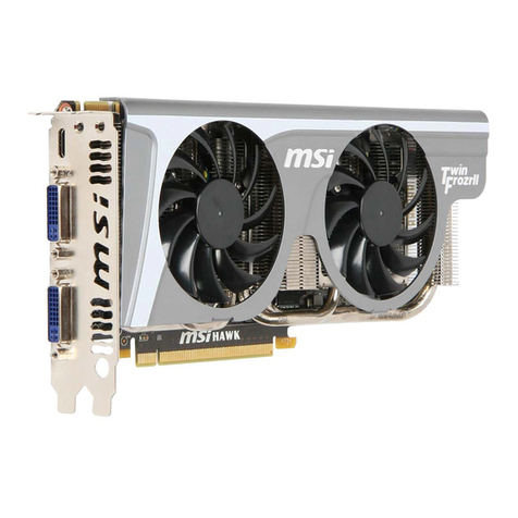 MSI N460GTX Hawk Series user guide MSI N460GTX Hawk Series user guide
