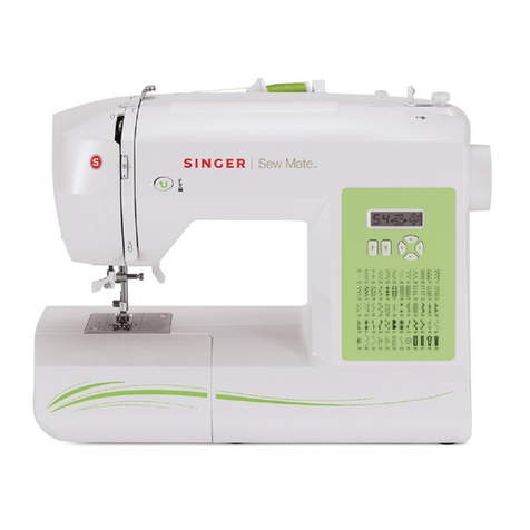 Singer Fashionista S800 quick start guide