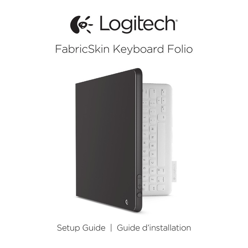 Logitech FabricSkin Keyboard Folio User manual