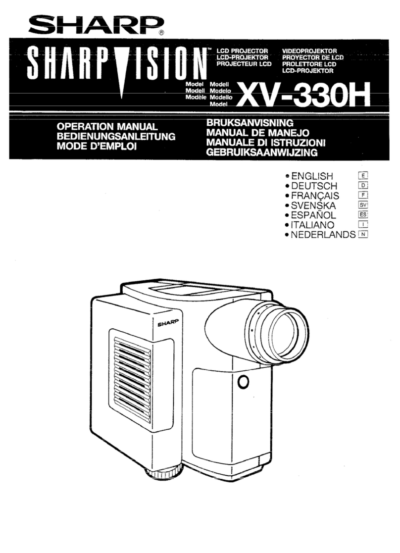 Sharp Sharp Vision XV-330H System manual