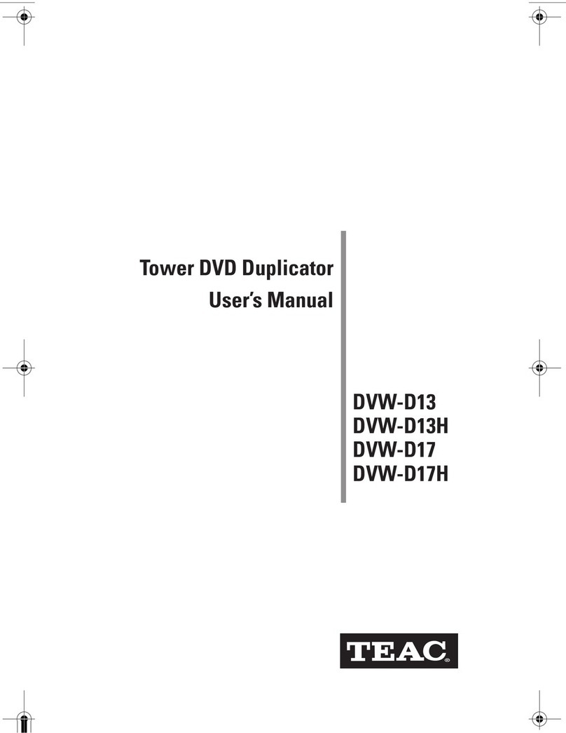 Teac DVW-D13 User manual