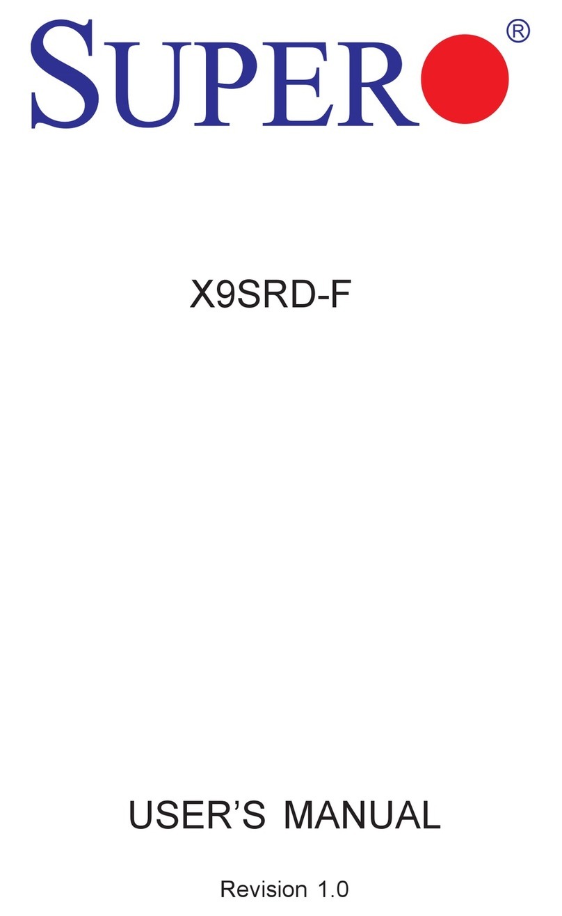 Supero X9SRD-F User manual Supero X9SRD-F User manual