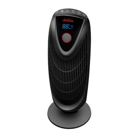 Sunbeam Tower Fan Heater User manual