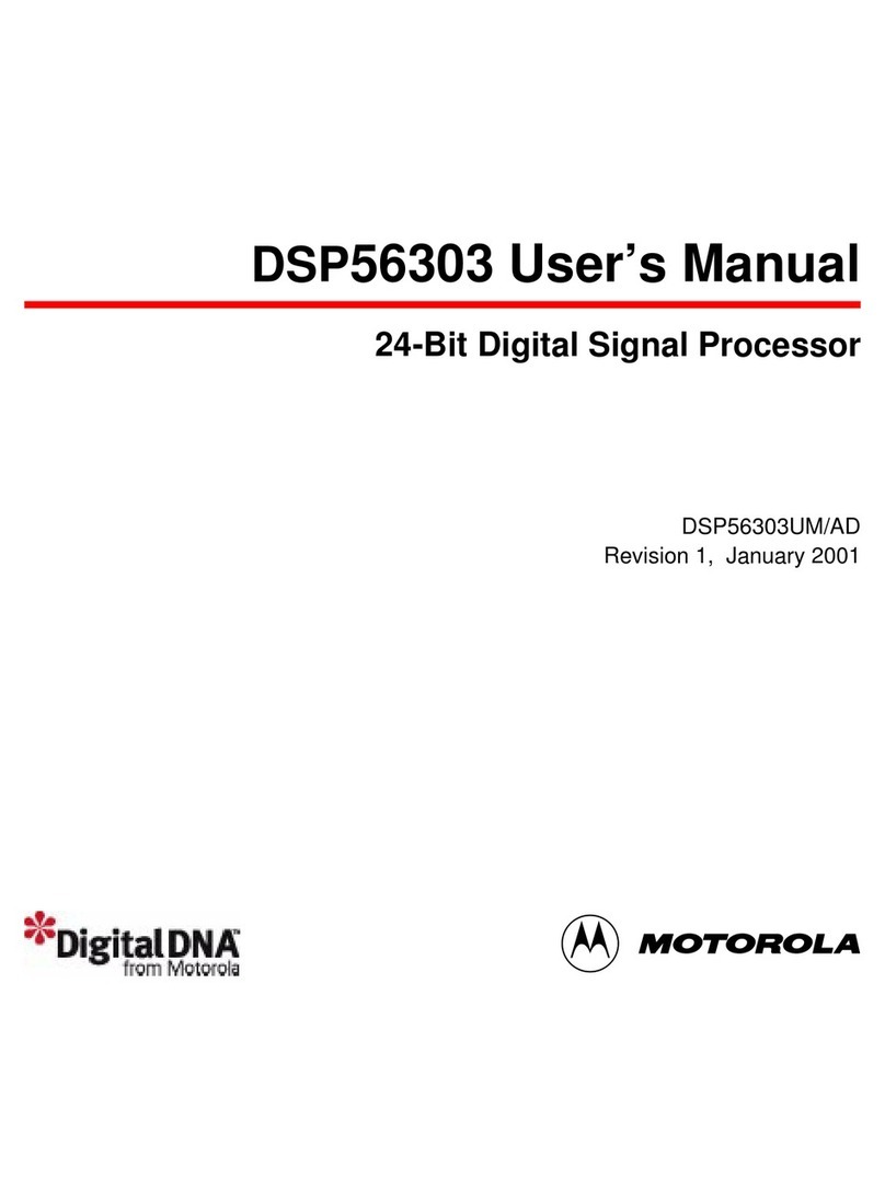 Motorola DSP56303 User manual