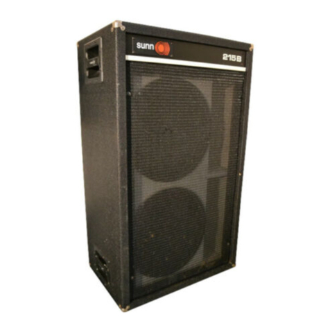 Sunn 215 User manual