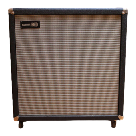 Sunn 412 User manual