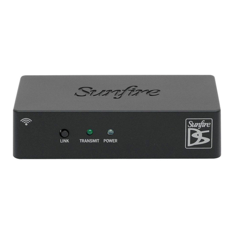 Sunfire SDSWiTX User manual