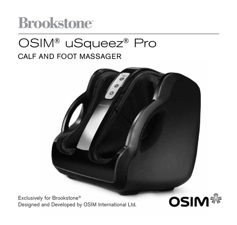 Brookstone Osim uSqueez Pro manual&nbsp;
