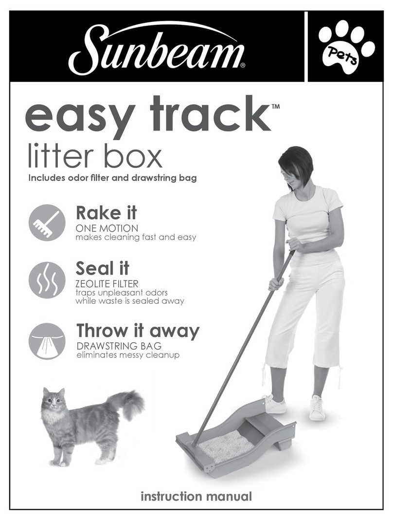 Sunbeam Easy Track Litter Box instruction manual