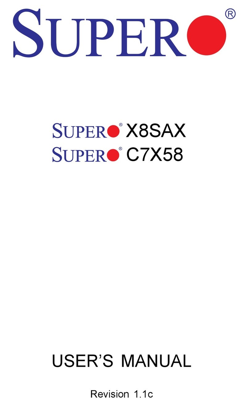 Supero X8SAX user manual