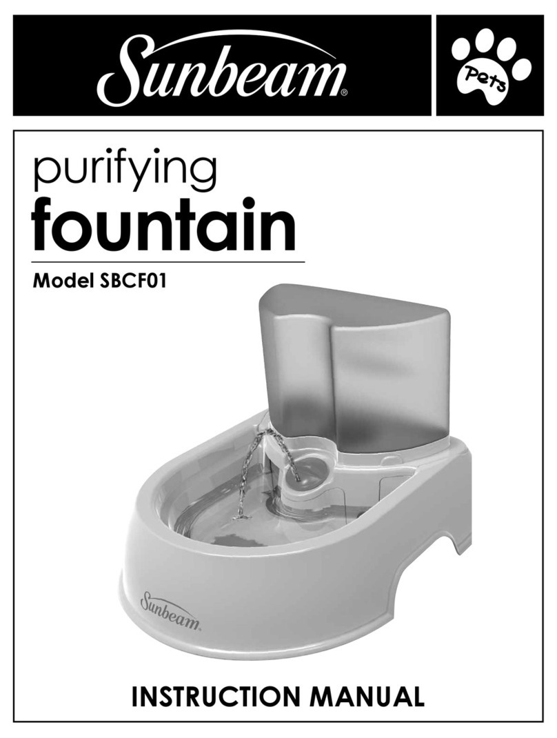 Sunbeam SBCF01 instruction manual