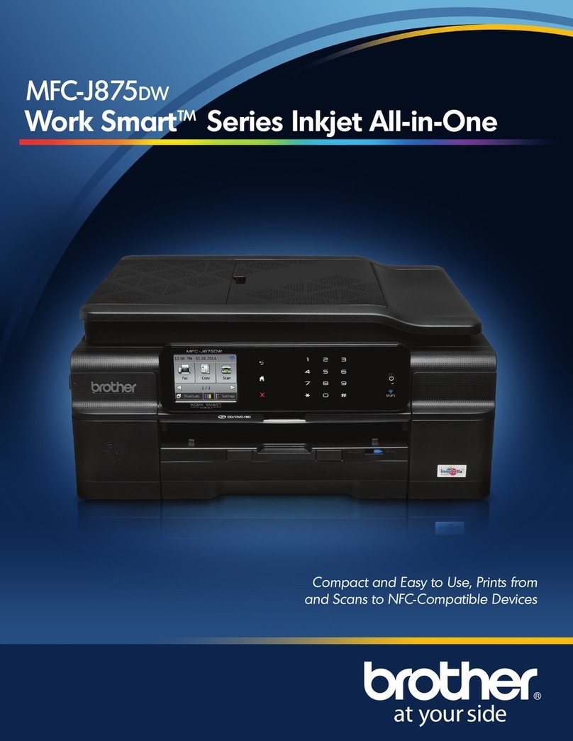 Brother Work Smart MFC-J875dw Manual