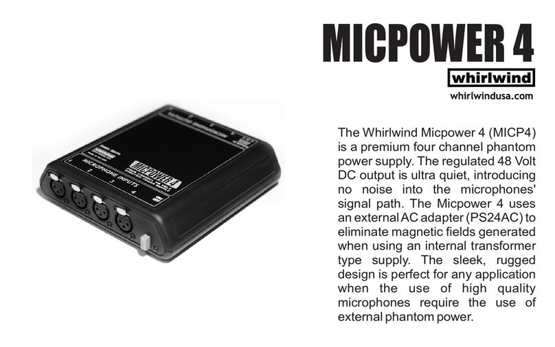 Whirlwind MICPOWER 4 Specifications