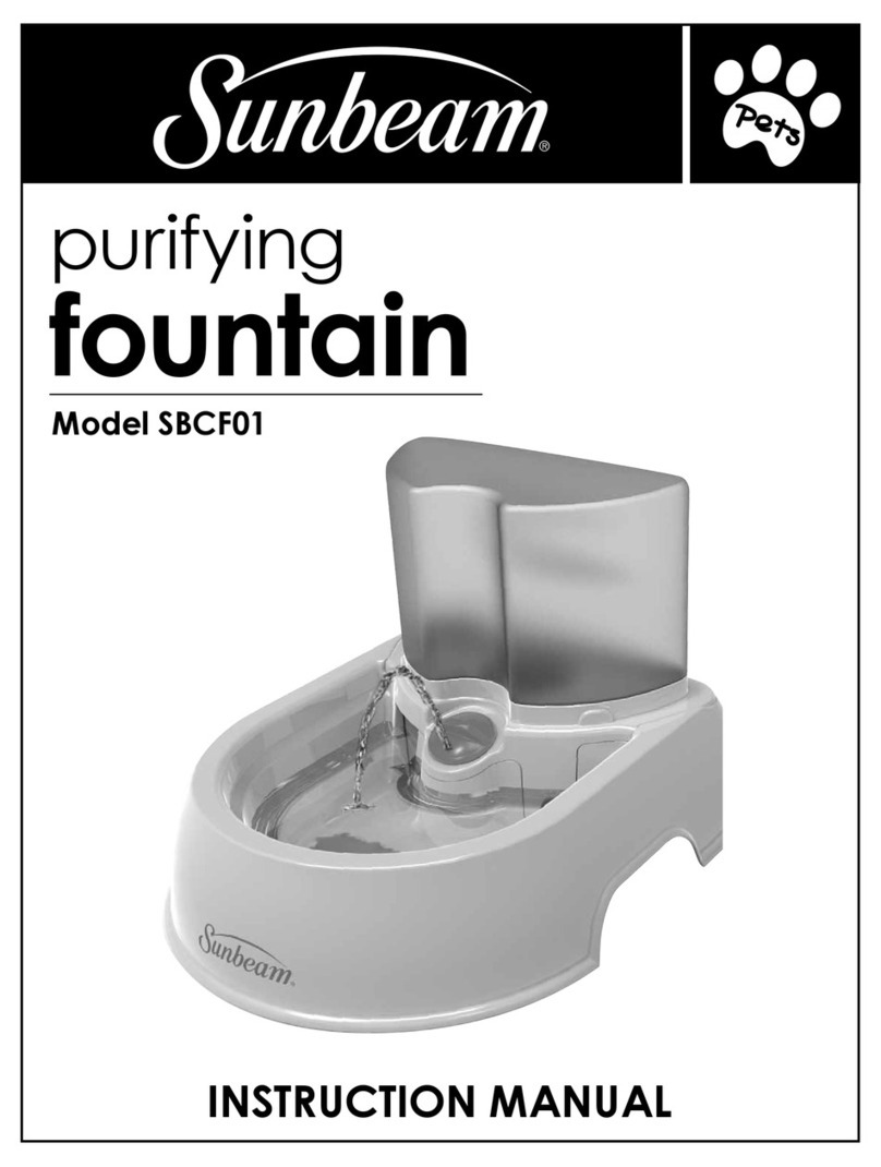 Sunbeam SBCF01 User manual Sunbeam SBCF01 User manual