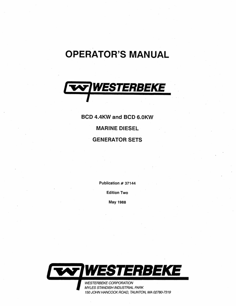 Westerbeke BCD 4.4KW User manual Westerbeke BCD 4.4KW User manual