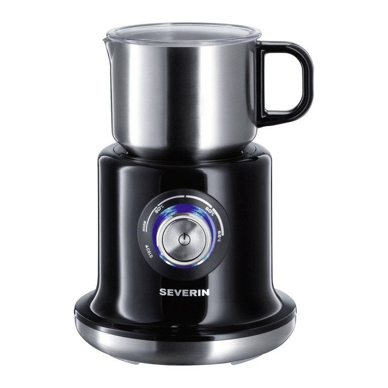 SEVERIN MILK FROTHER - User manual