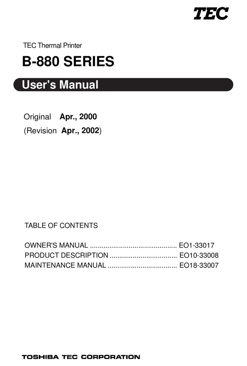 TEC B-880 series User manual