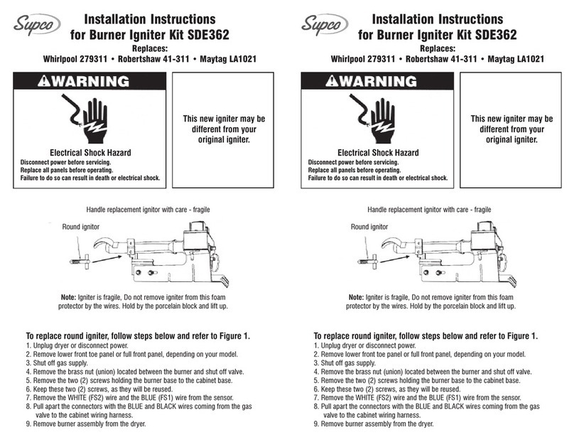 Supco SDE362 installation instructions