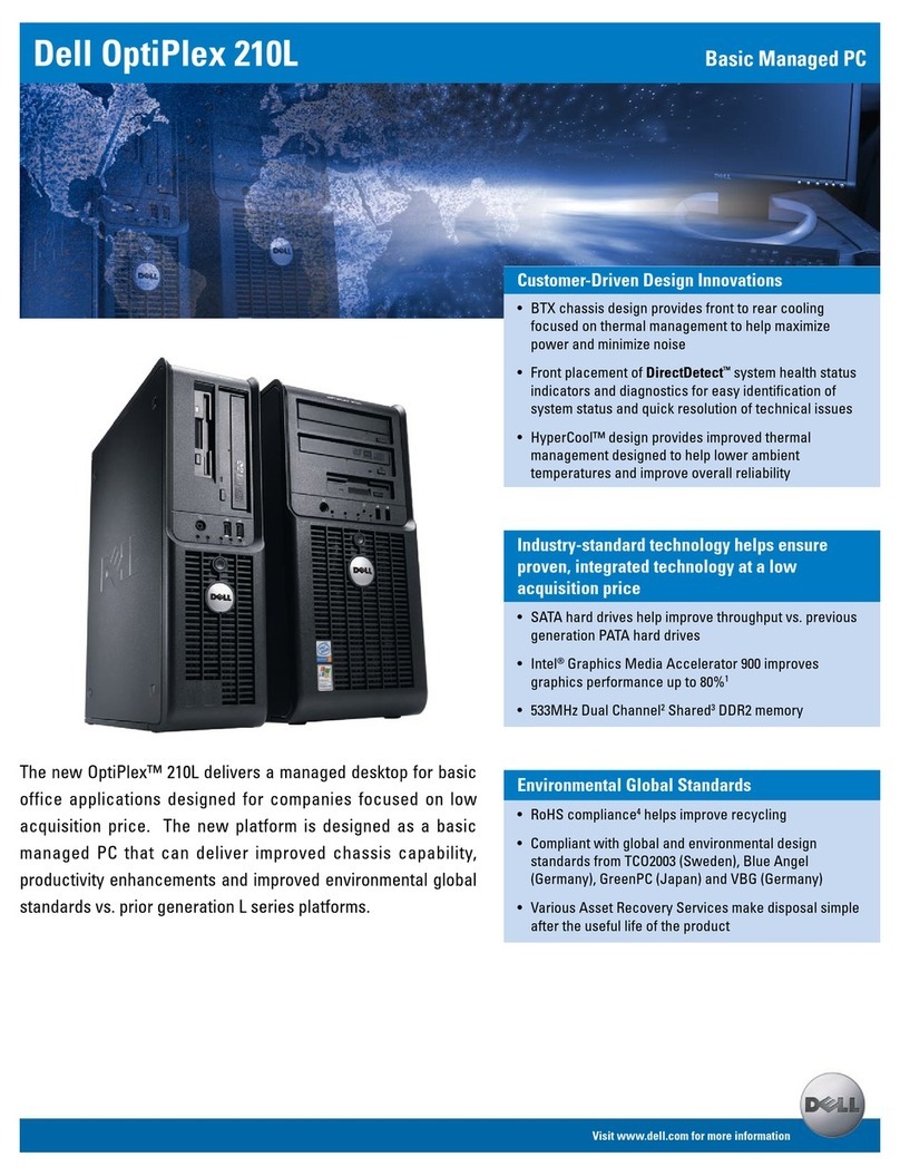 Dell OptiPlex 210L Features
