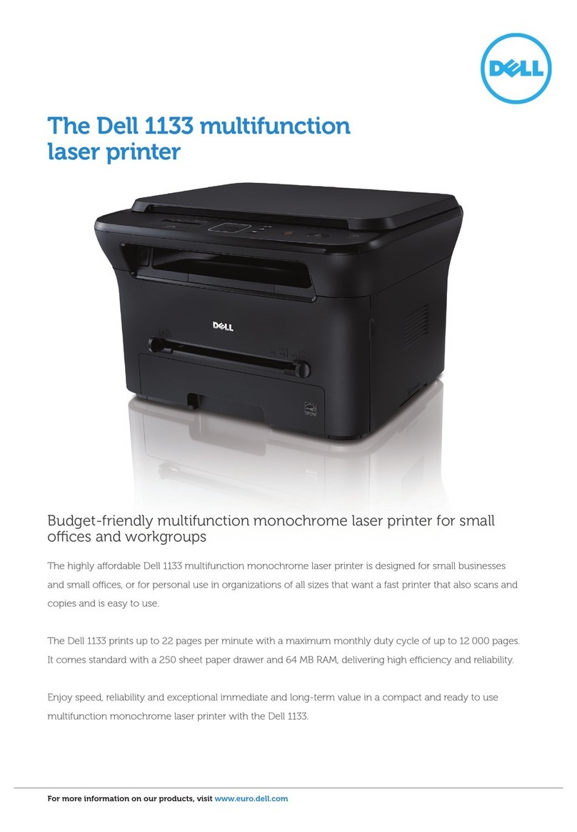 Dell 1133 Mono Laser Technical specifications