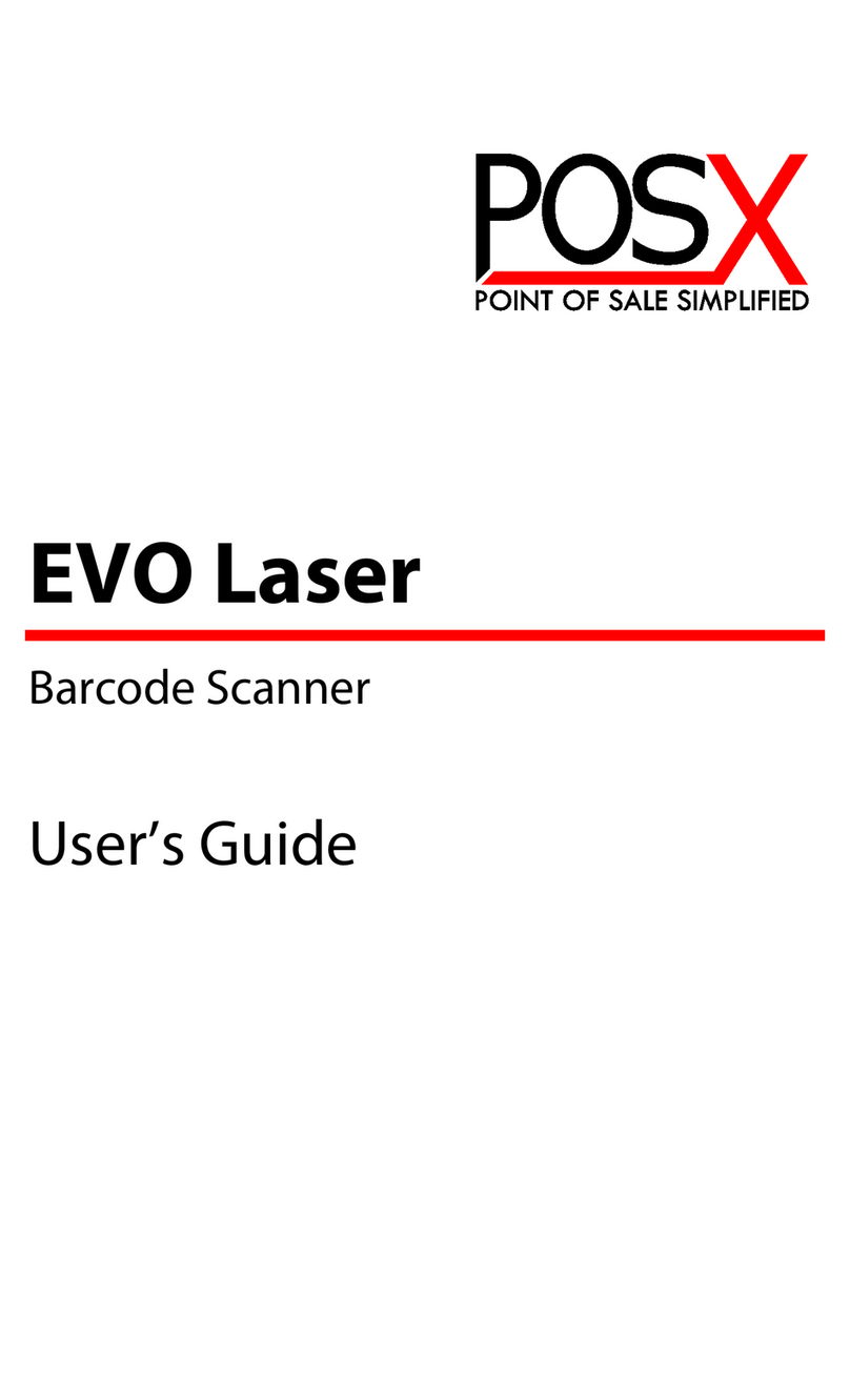 POS-X EVO Laser User manual