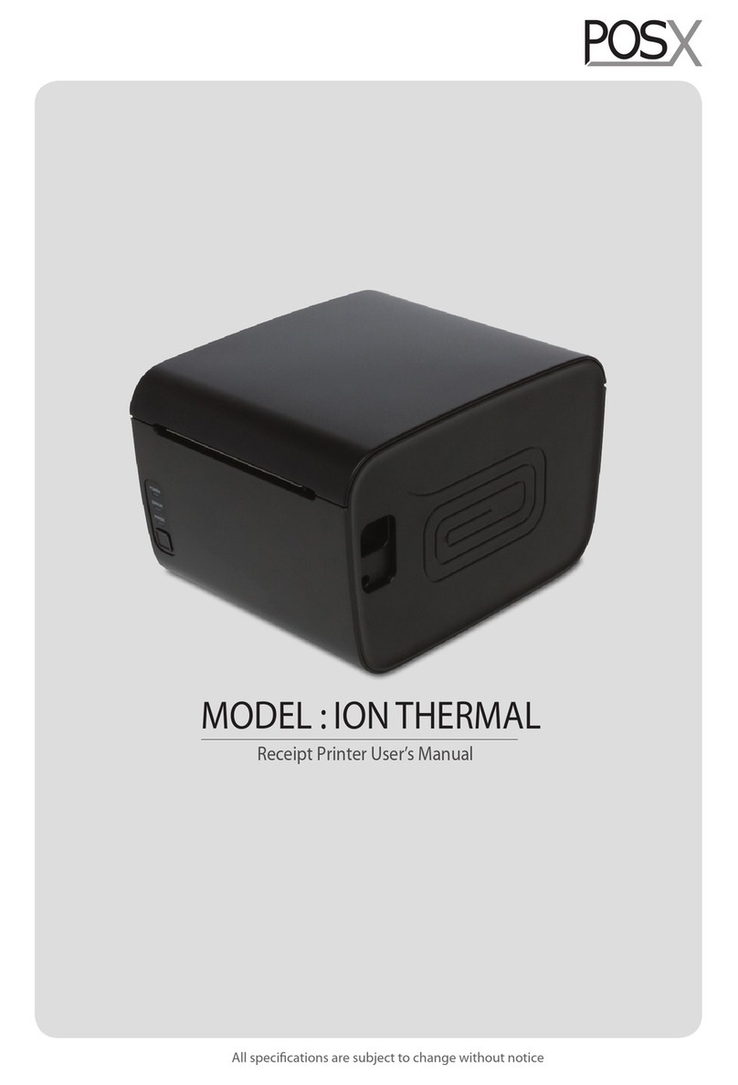 POS-X ION THERMAL user manual