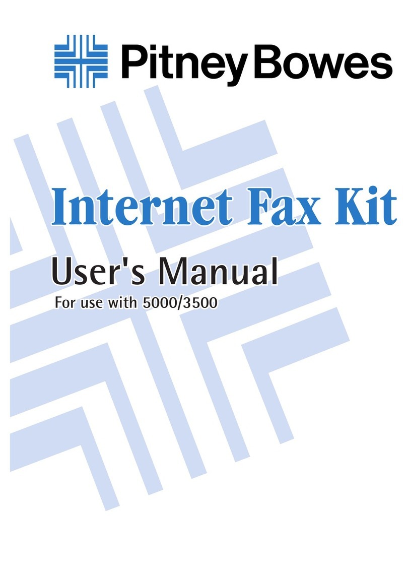 Pitney Bowes Internet Fax Kit user manual