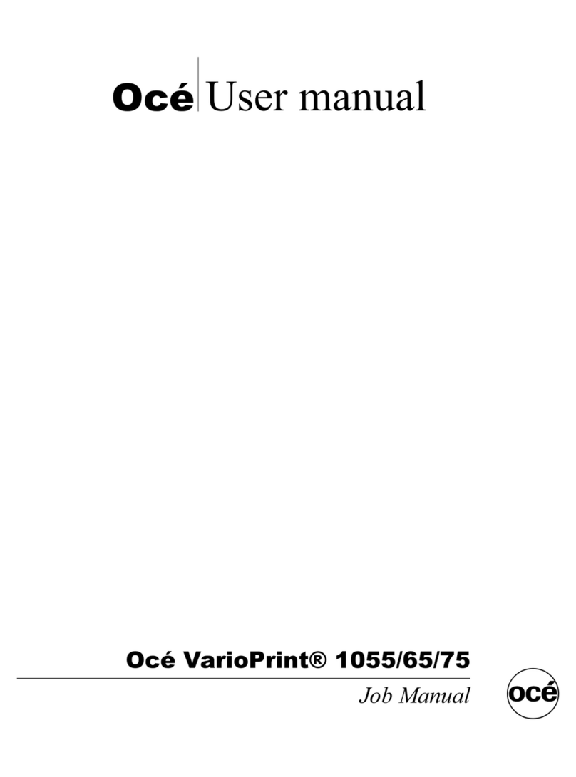 Oce VarioPrint 1055 User manual