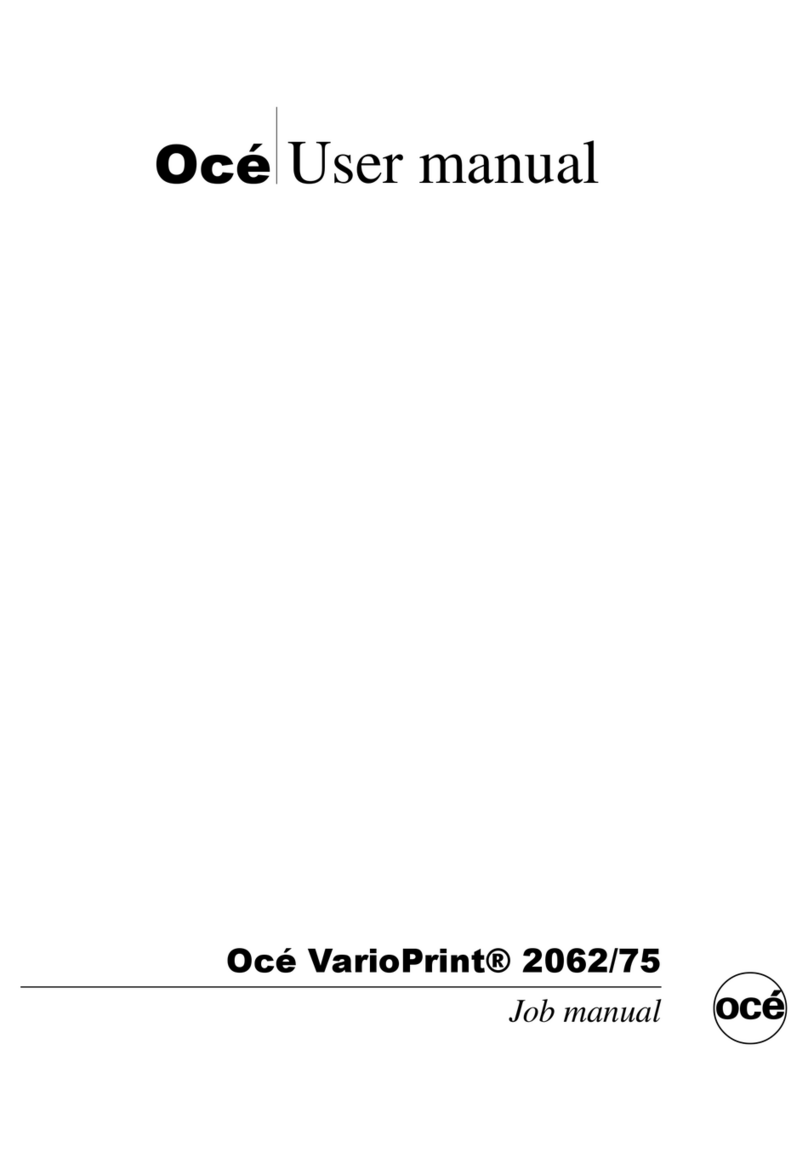 Oce VarioPrint 2062 NC user manual