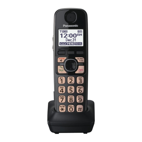 Panasonic KX-TGA470 installation manual