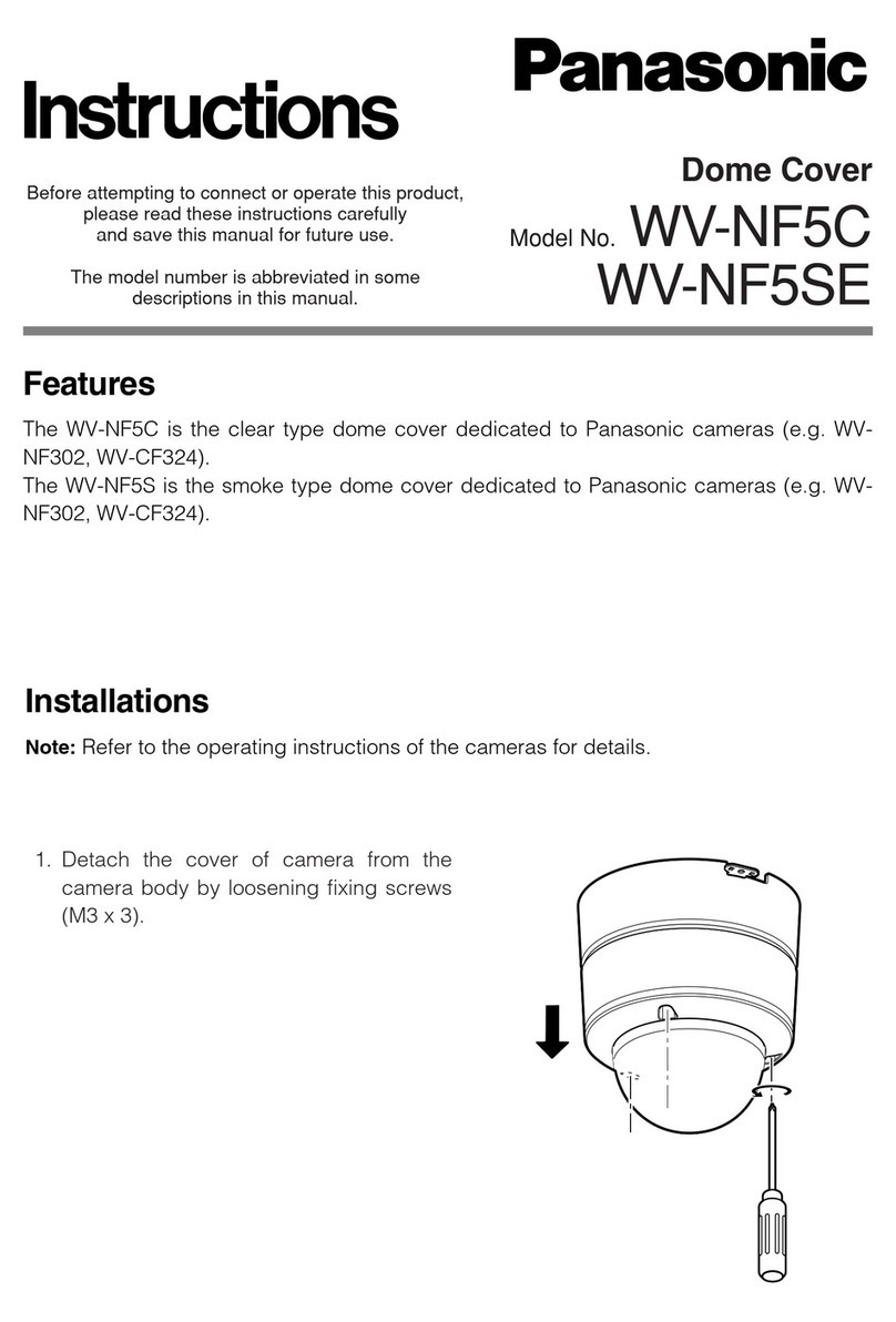 Panasonic WV-NF5C instructions