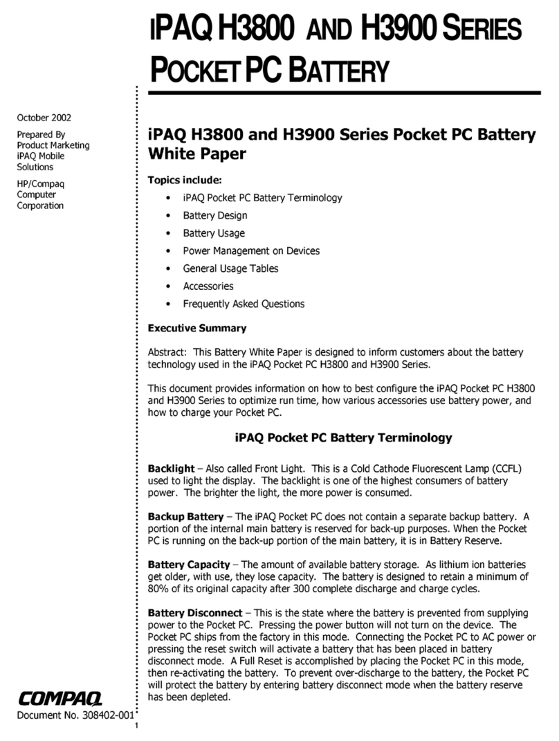 Compaq IPAQ H3800 White paper