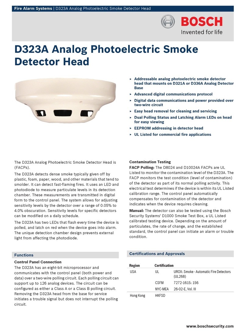 Bosch D323A Specfications