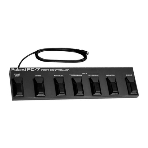 Roland FC-7 User manual