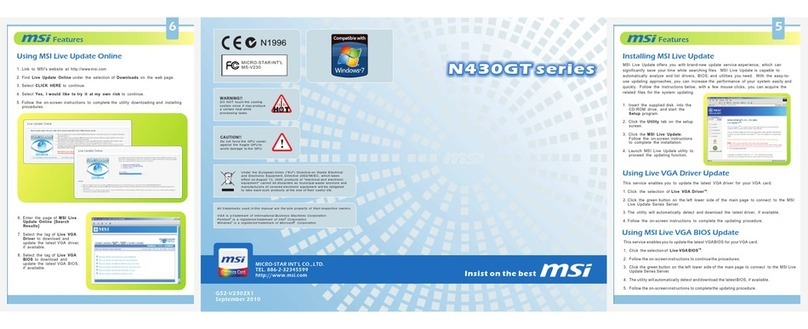 MSI N430GT series user guide