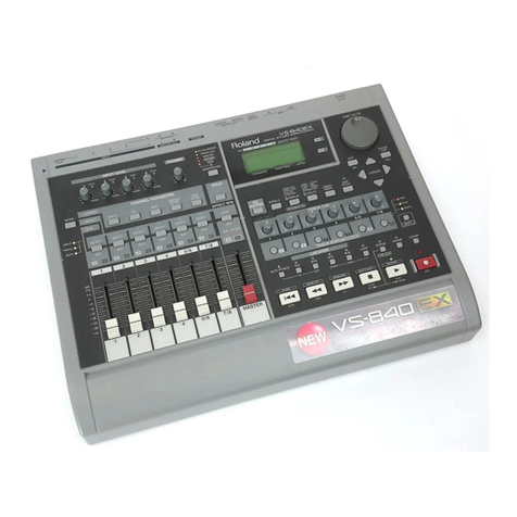 Roland V-Studio VS-840EX User manual