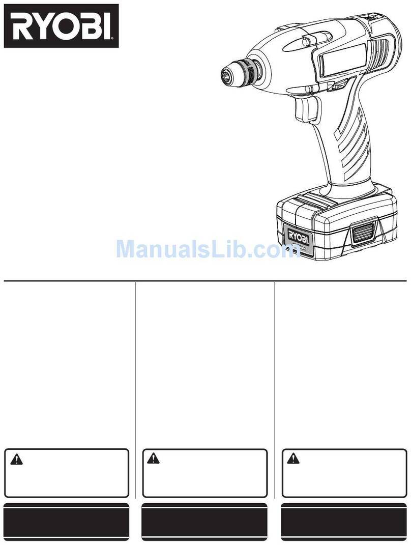 Ryobi CID120L Operator's manual