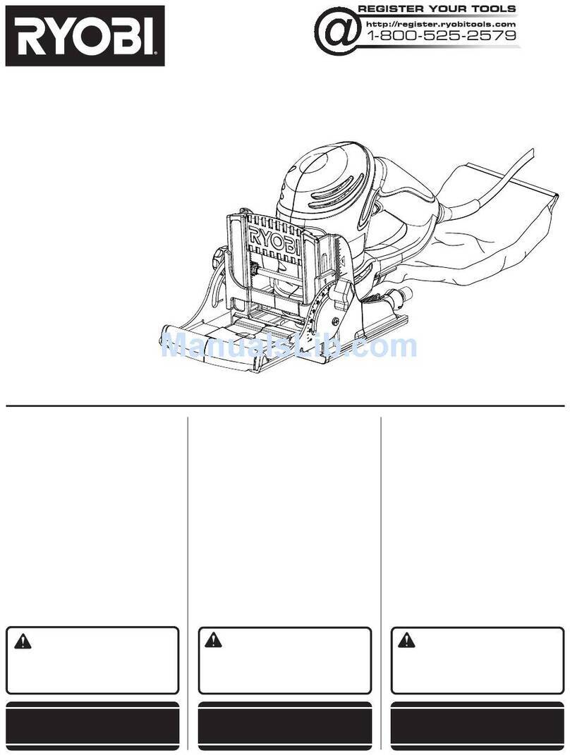 Ryobi JM82 User manual
