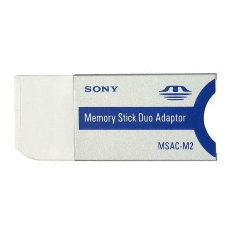 Sony MSAC-M2 User manual