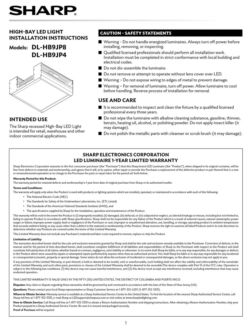 Sharp DL-HB9JP8 User manual