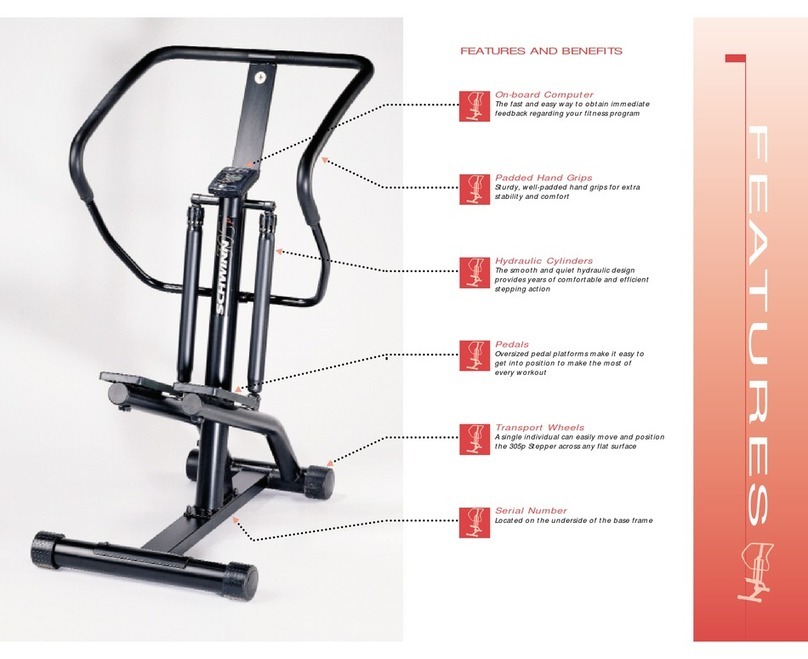 Schwinn 305P Stepper User manual