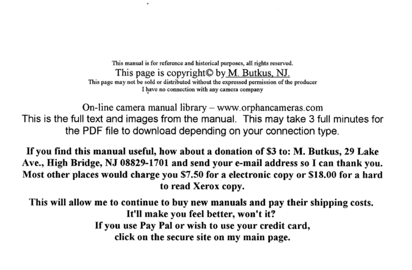 Pentax Camera User manual Pentax Camera User manual