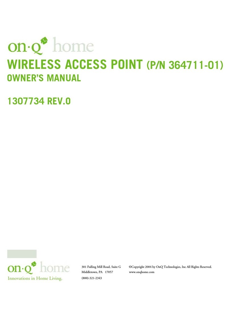 Onq 364711-01 owner's manual