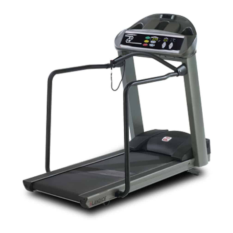 Landice Rehabilitation Treadmill User manual