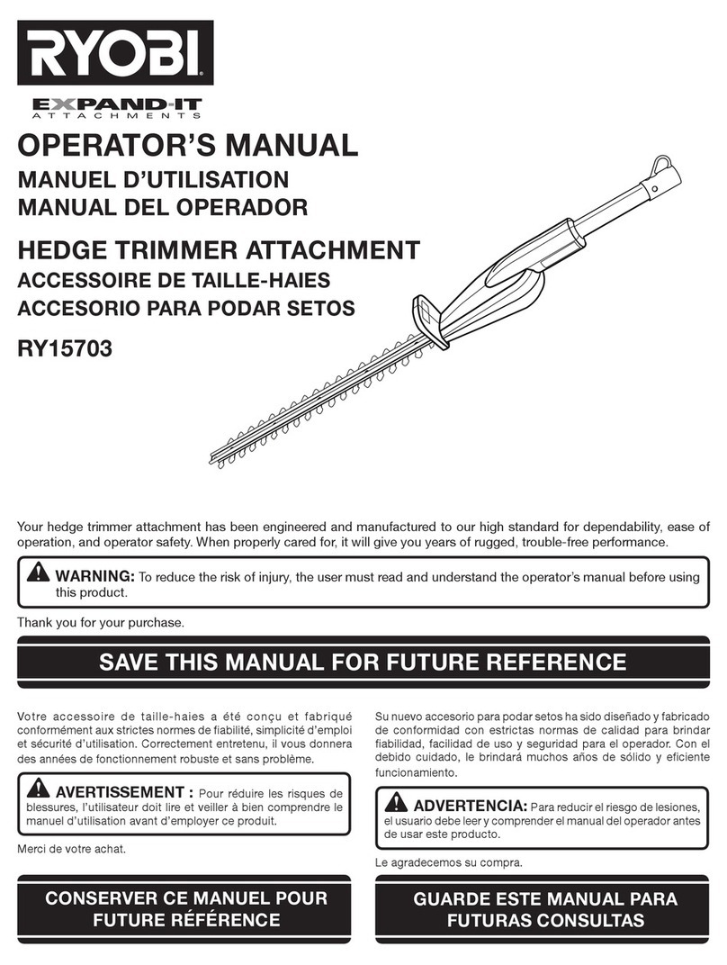 Ryobi Expand-It RY15703 Operator's manual