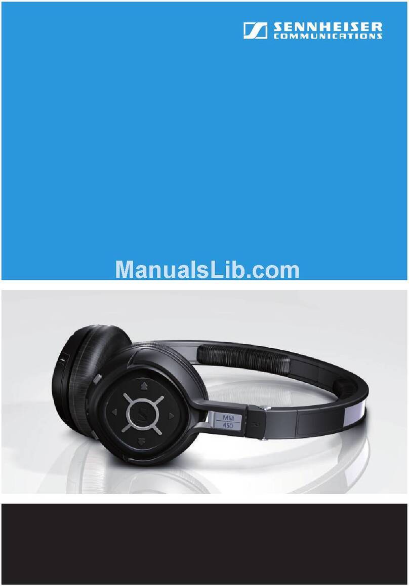 Sennheiser MM 450 TRAVEL instruction manual