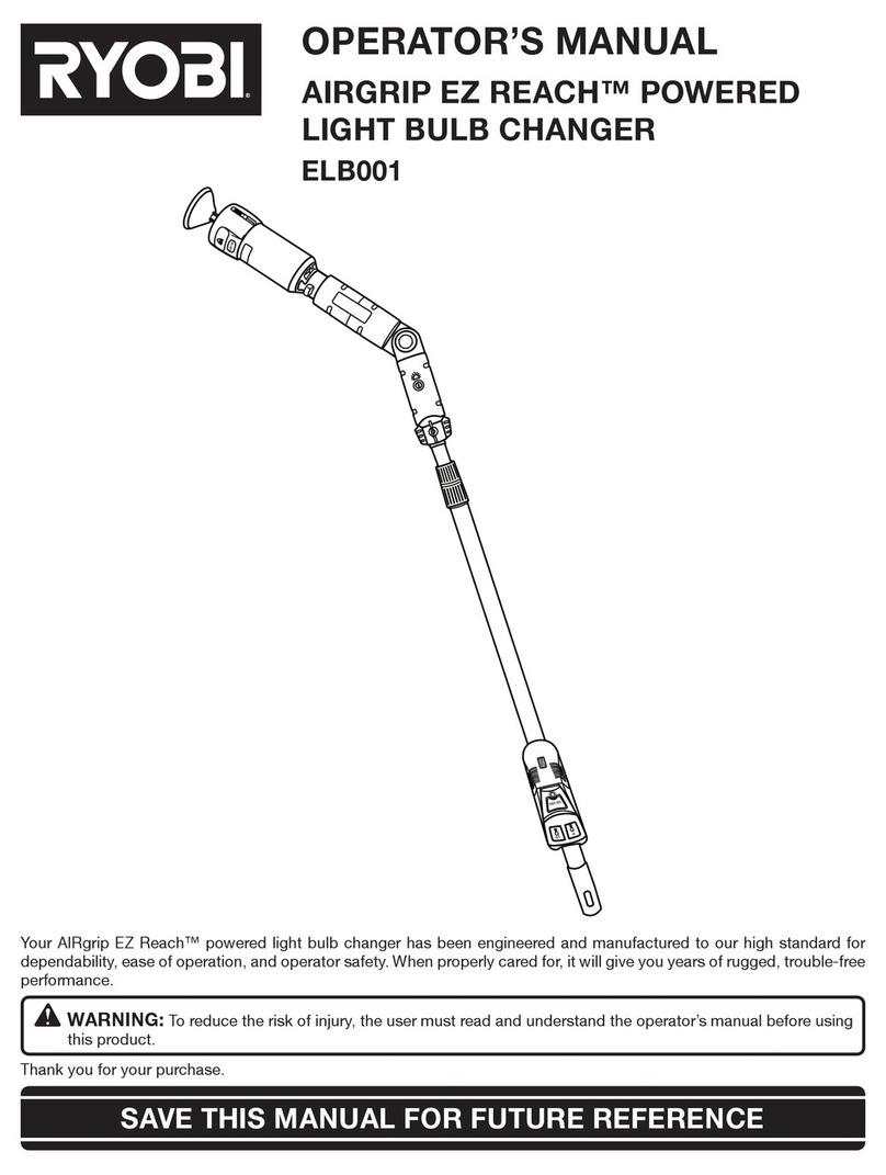 Ryobi AIRGRIP EZ REACH ELB001 User manual