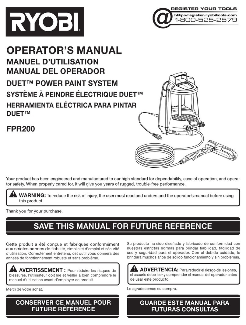 Ryobi FPR2000 Operator's manual